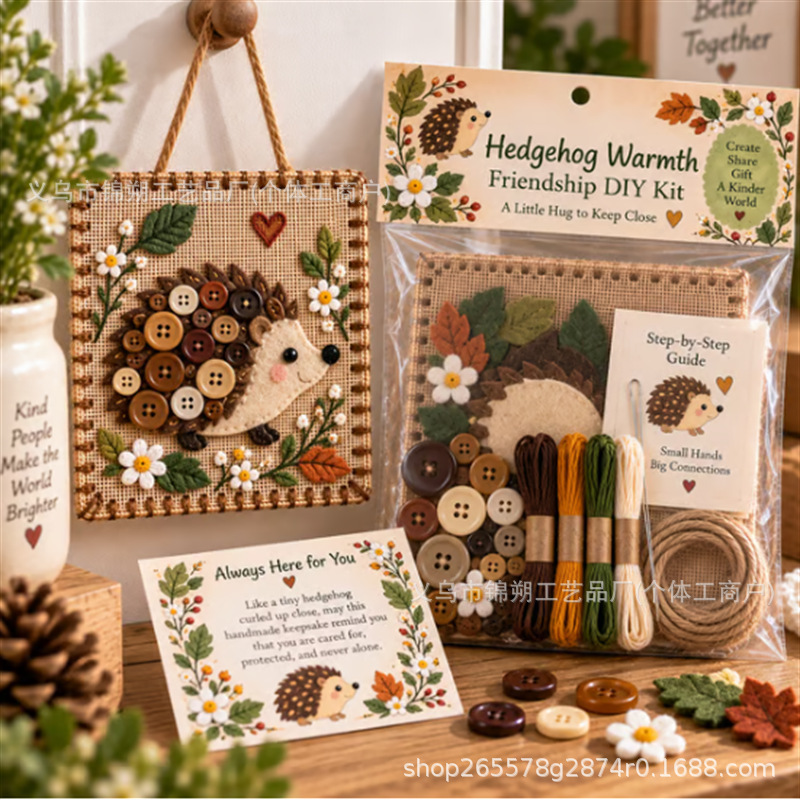 Cute Portable DIY Button Frien - đánh giá và giá Art Craft Kit