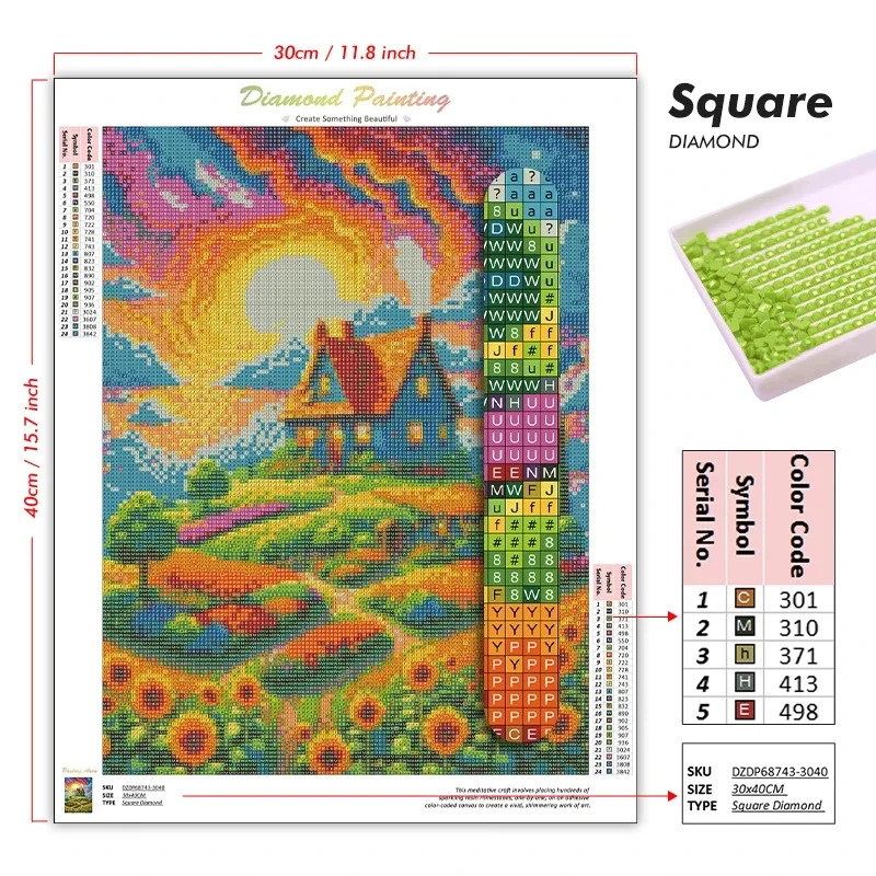 Frameless Diamond Painting Kit - đánh giá và giá Art Craft Bar