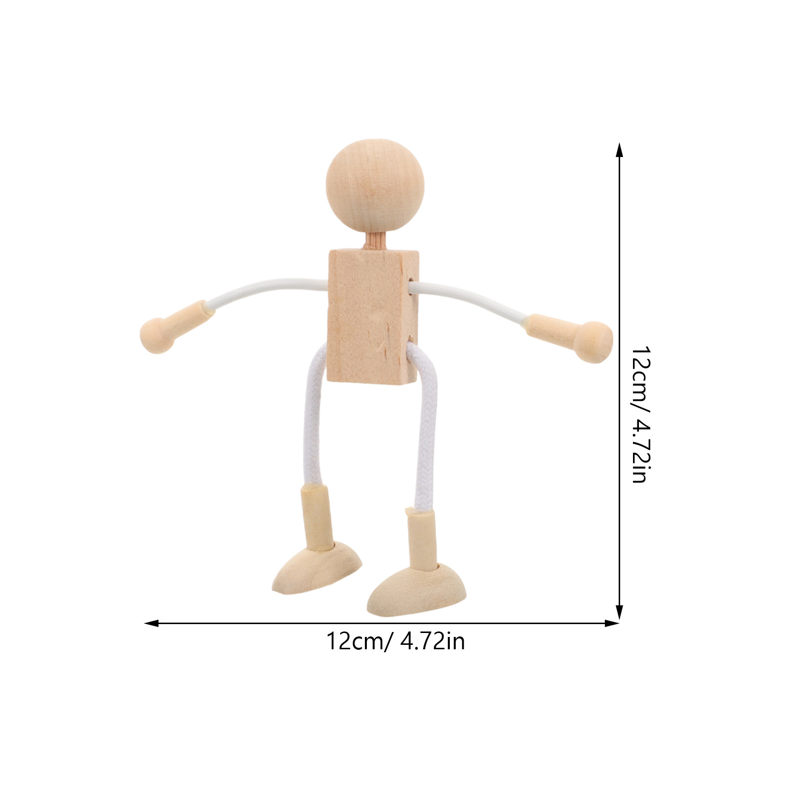 4Pcs Wooden Figure Kit Made of - đánh giá và giá Art Craft Kit