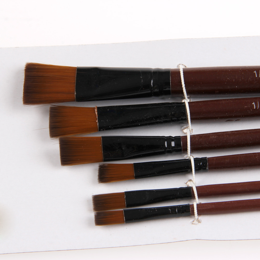 6 Chiếc Nylon Acrylic Sơn Dầu  - đánh giá và giá Gouache Paint Set