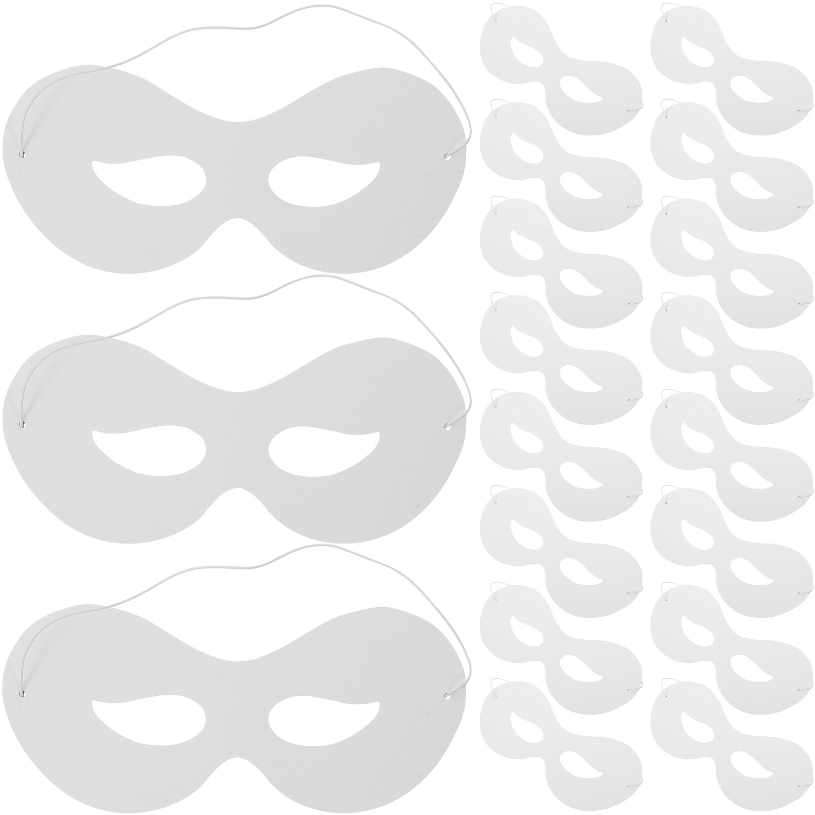 40Pcs Children's Blank Masks P - đánh giá và giá Art Craft With Paper