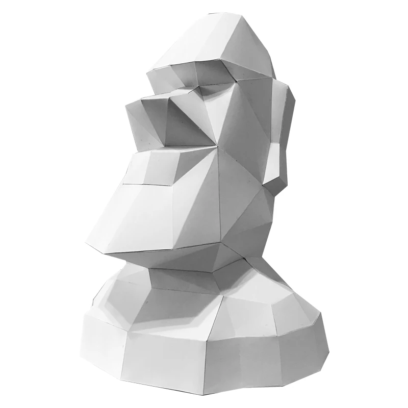 Large Size Easter Island Moai  - đánh giá và giá Art Craft Cardboard