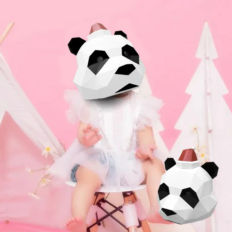 Christmas Panda Mask Paper Mod - đánh giá và giá Art Craft Cardboard