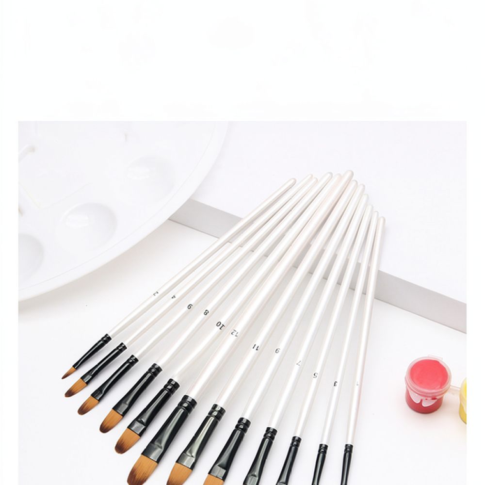 Durable Nylon Hair Artist Brus - đánh giá và giá Gouache Paint Set