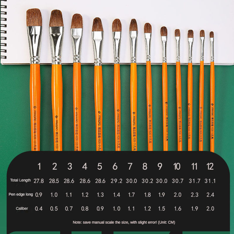6 Cái/bộ Cao Cấp Lông Ngựa Tra - đánh giá và giá Gouache Paint Set