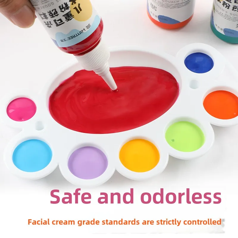 12Colors 60ml Washable Gouache - đánh giá và giá Gouache Paint Set