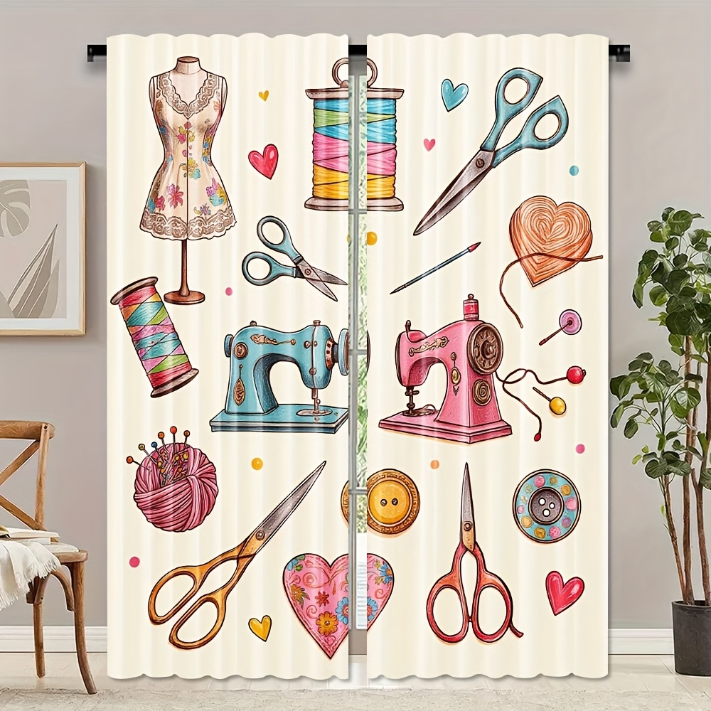 Sewing Craft Room Decor Curtai - đánh giá và giá Art And Craft For Nursery