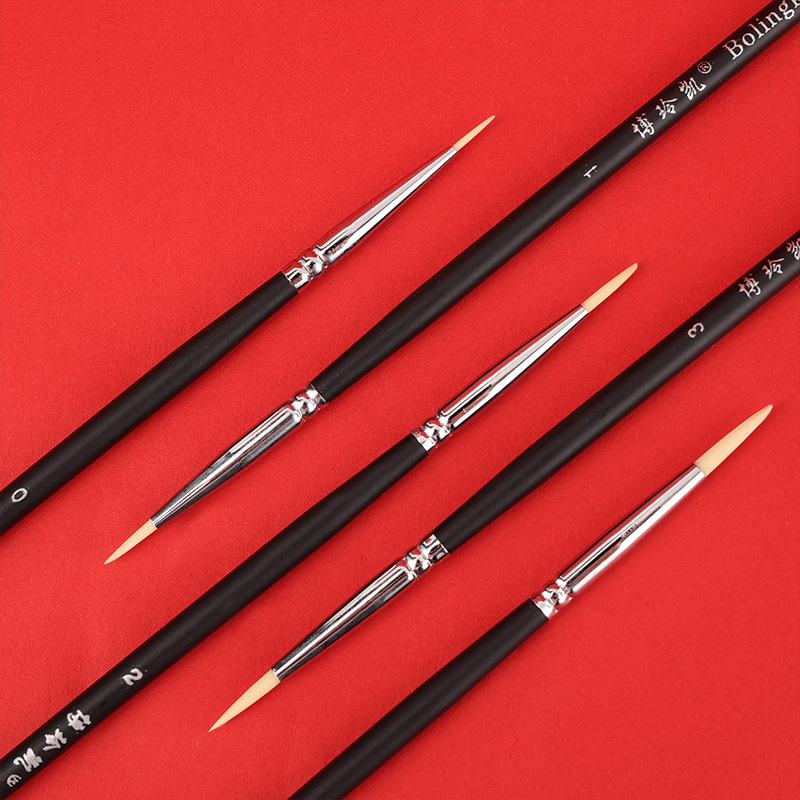 Nylon liner brush, face painti - đánh giá và giá Gouache Paint Set