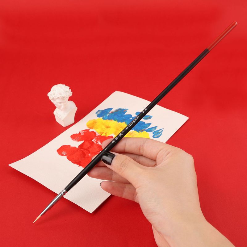 Nylon liner brush, face painti - đánh giá và giá Gouache Paint Set