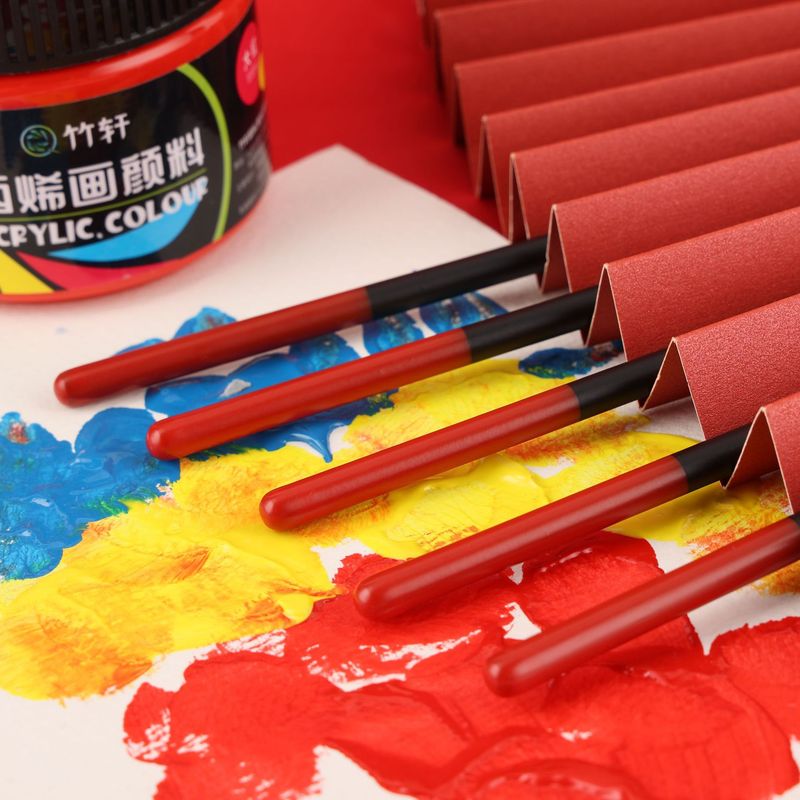 Nylon liner brush, face painti - đánh giá và giá Gouache Paint Set