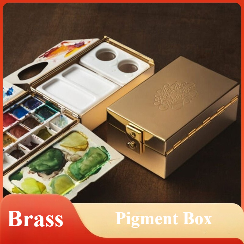 Multi-functional Travel Brass  - đánh giá và giá Gouache Paint Set