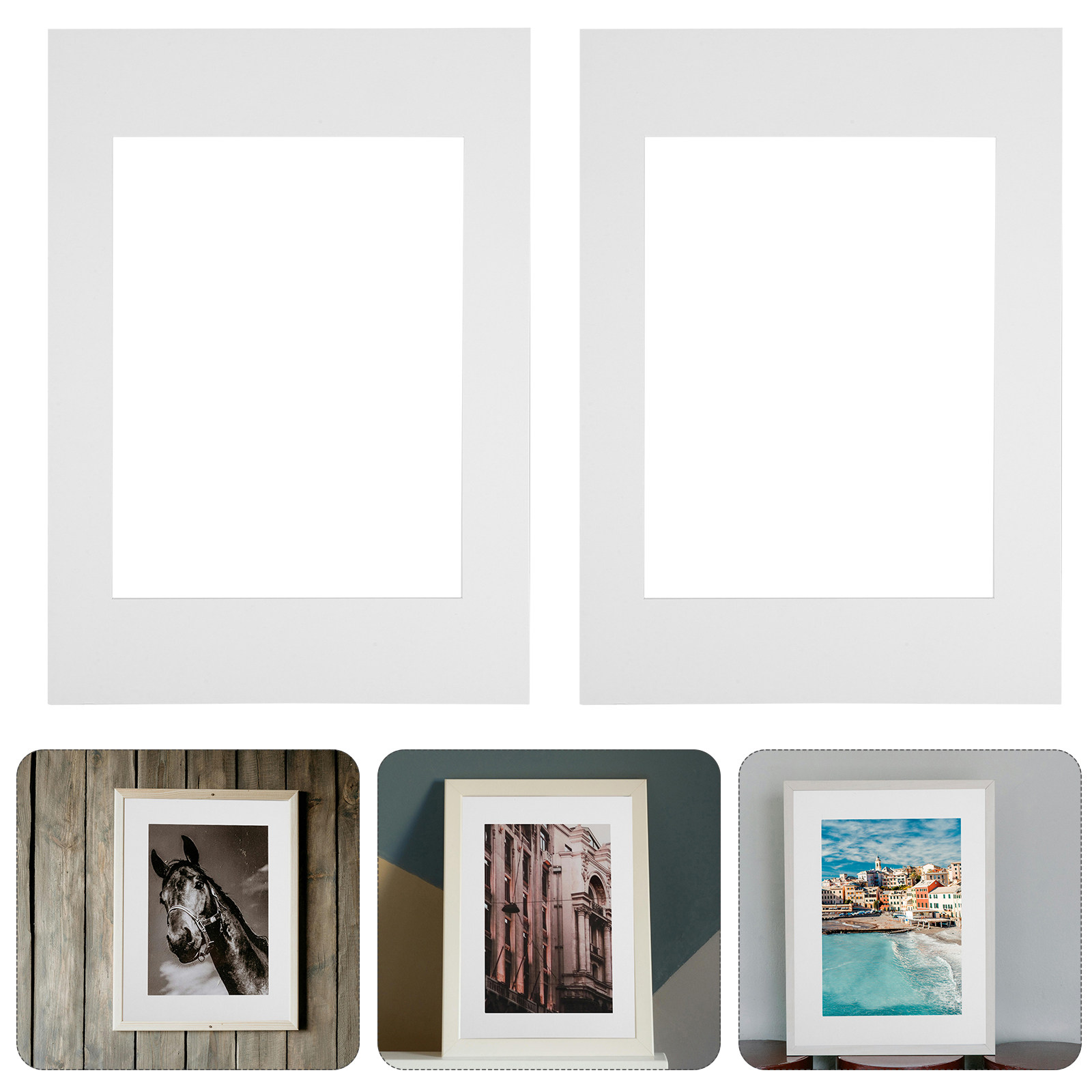 10Pcs White Cardboard Mat Boar - đánh giá và giá Art Craft Cardboard