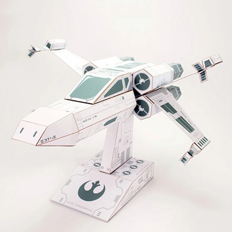 X-WING Fighter White Paper Mod - đánh giá và giá Art Craft Cardboard