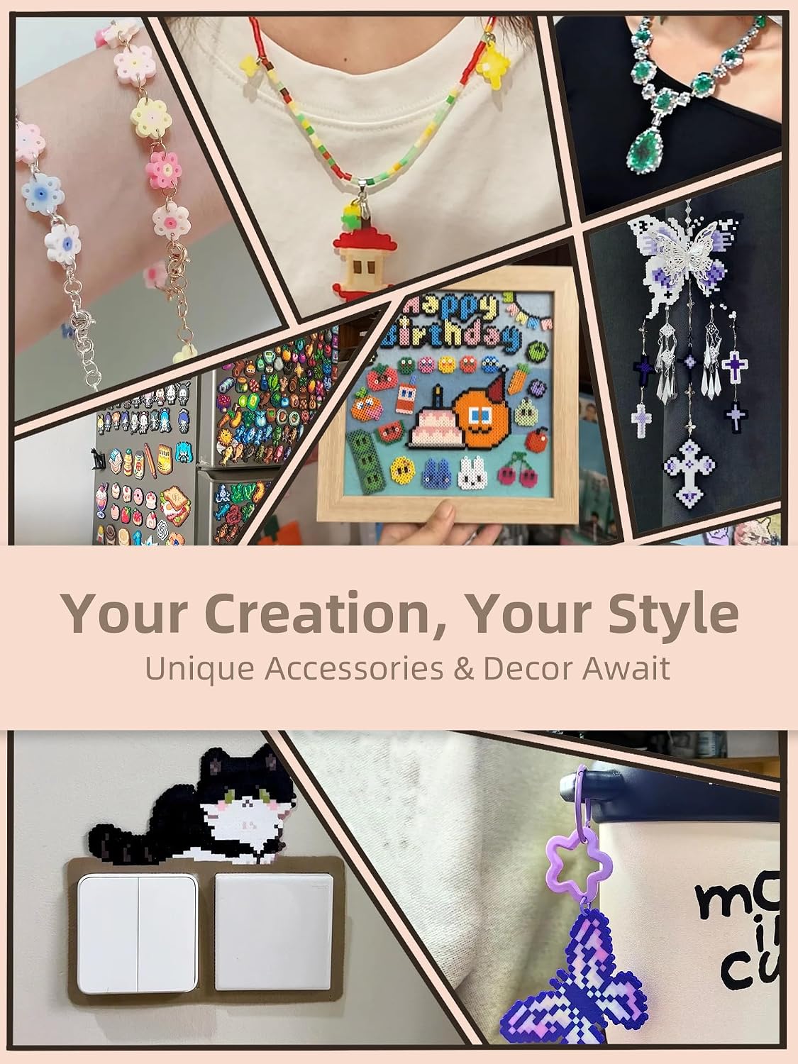 Fuse Beads Kit-Easy DIY-96 Col - đánh giá và giá Art Craft Kit